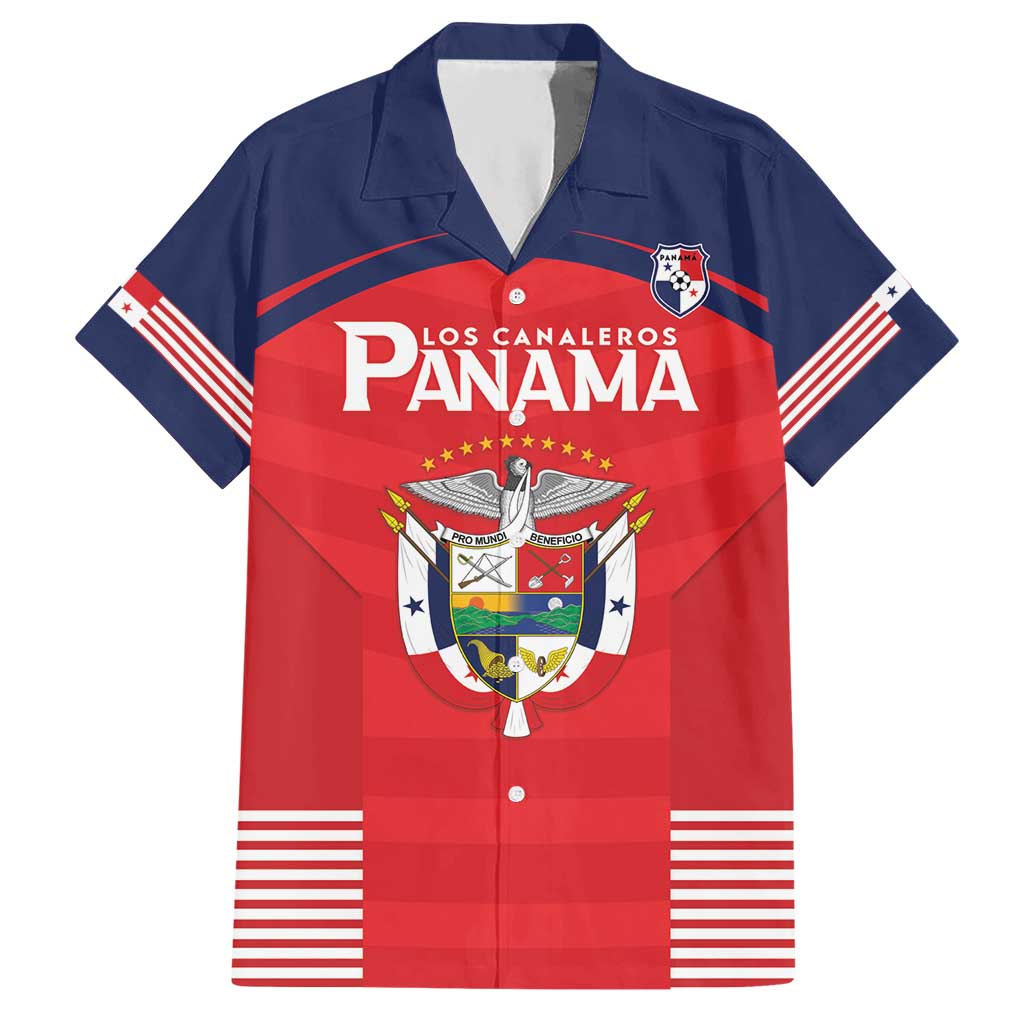 Custom Panama Football Hawaiian Shirt Go Los Canaleros Go