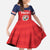 Custom Panama Football Kid Short Sleeve Dress Go Los Canaleros Go