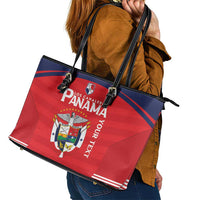 Custom Panama Football Leather Tote Bag Go Los Canaleros Go