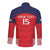 Custom Panama Football Long Sleeve Button Shirt Go Los Canaleros Go