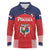 Custom Panama Football Long Sleeve Polo Shirt Go Los Canaleros Go