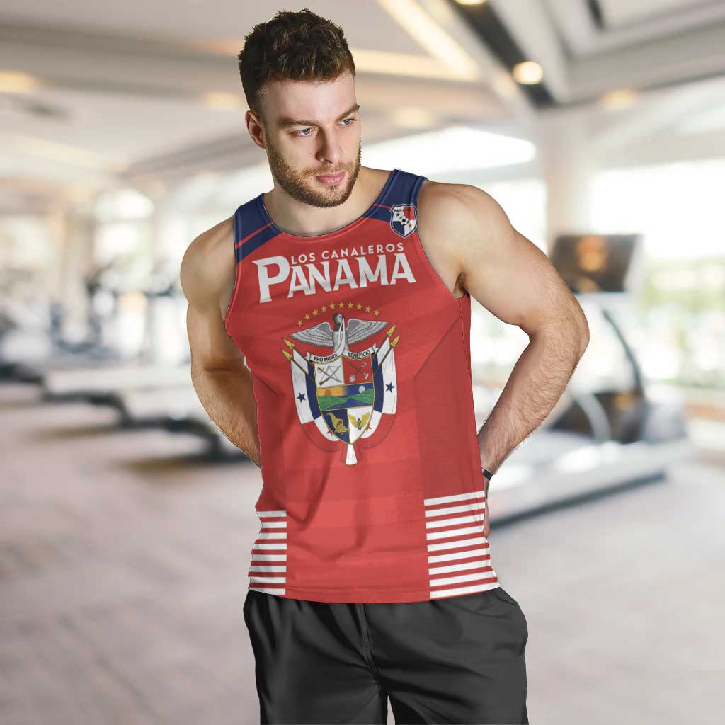 Custom Panama Football Men Tank Top Go Los Canaleros Go