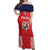 Custom Panama Football Off Shoulder Maxi Dress Go Los Canaleros Go