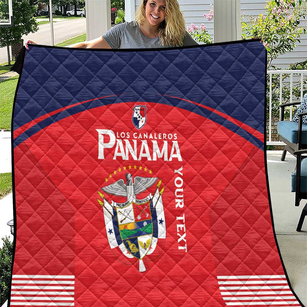 Custom Panama Football Quilt Go Los Canaleros Go