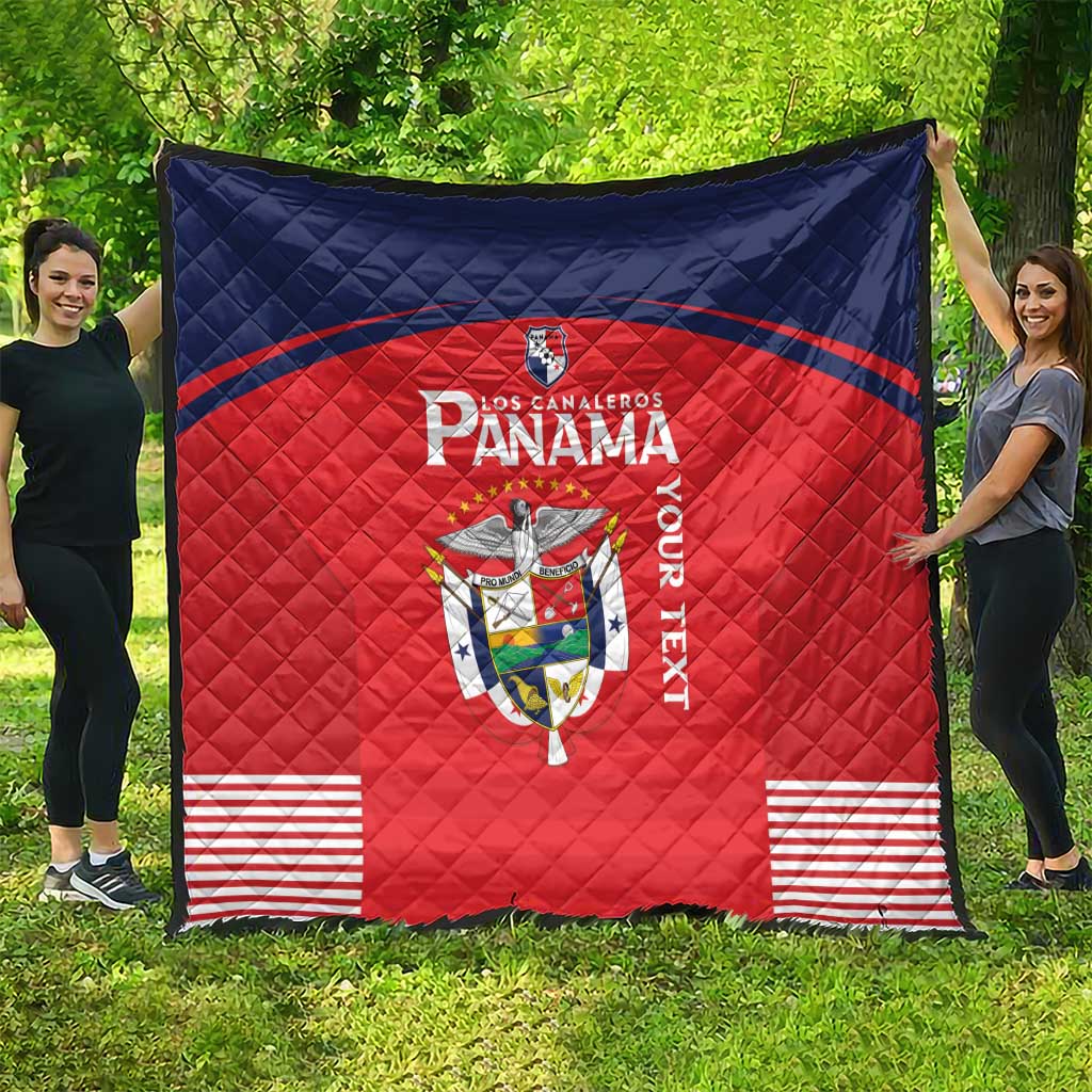 Custom Panama Football Quilt Go Los Canaleros Go
