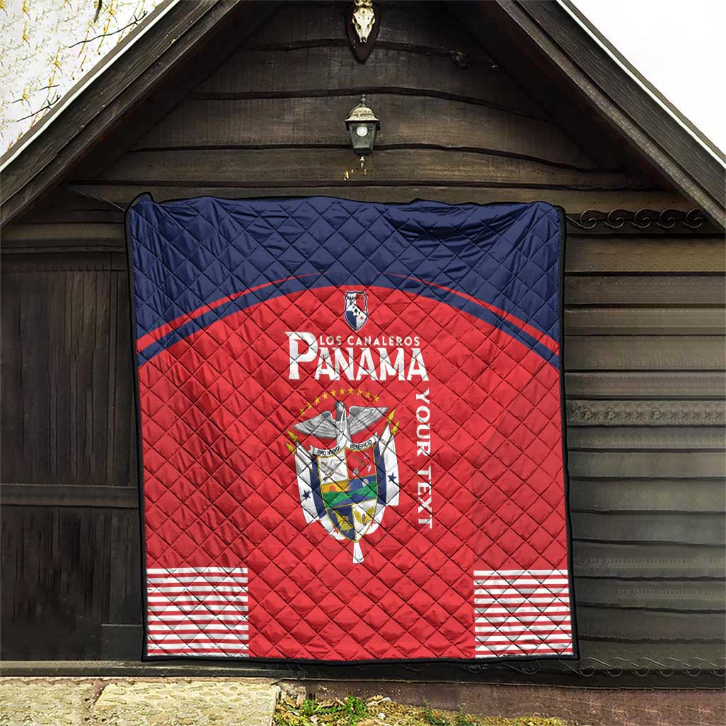 Custom Panama Football Quilt Go Los Canaleros Go