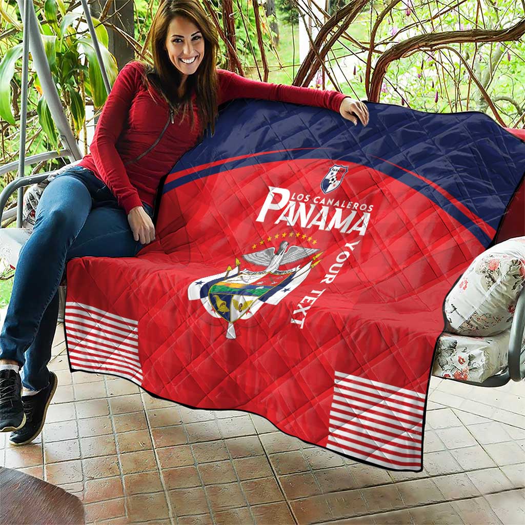 Custom Panama Football Quilt Go Los Canaleros Go