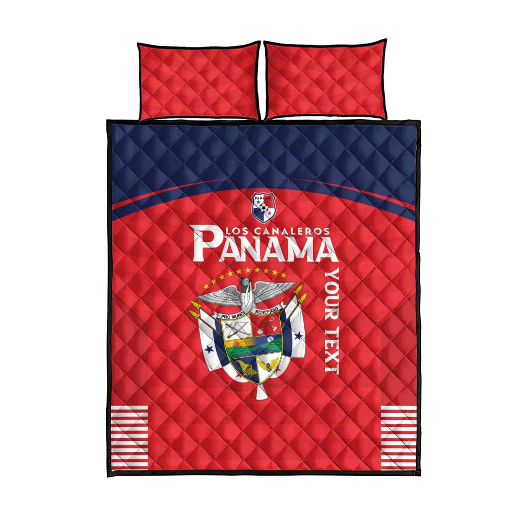 Custom Panama Football Quilt Bed Set Go Los Canaleros Go