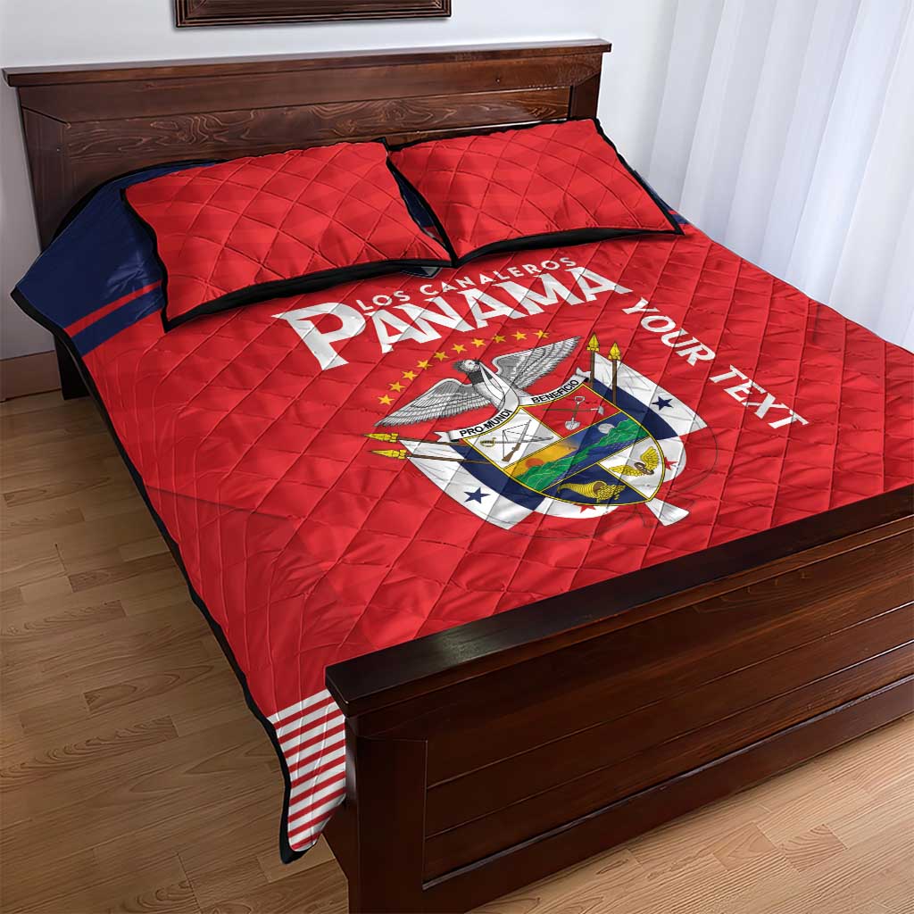 Custom Panama Football Quilt Bed Set Go Los Canaleros Go