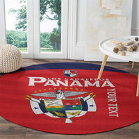 Custom Panama Football Round Carpet Go Los Canaleros Go