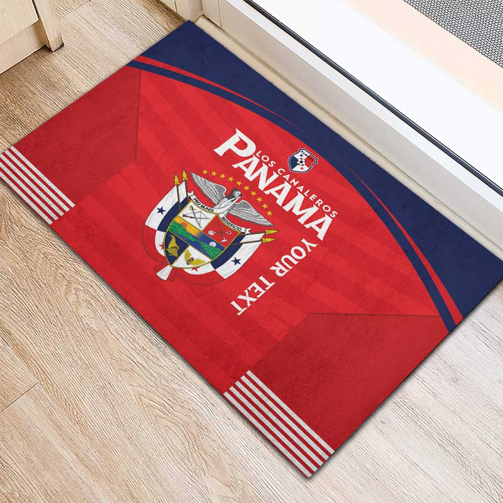 Custom Panama Football Rubber Doormat Go Los Canaleros Go