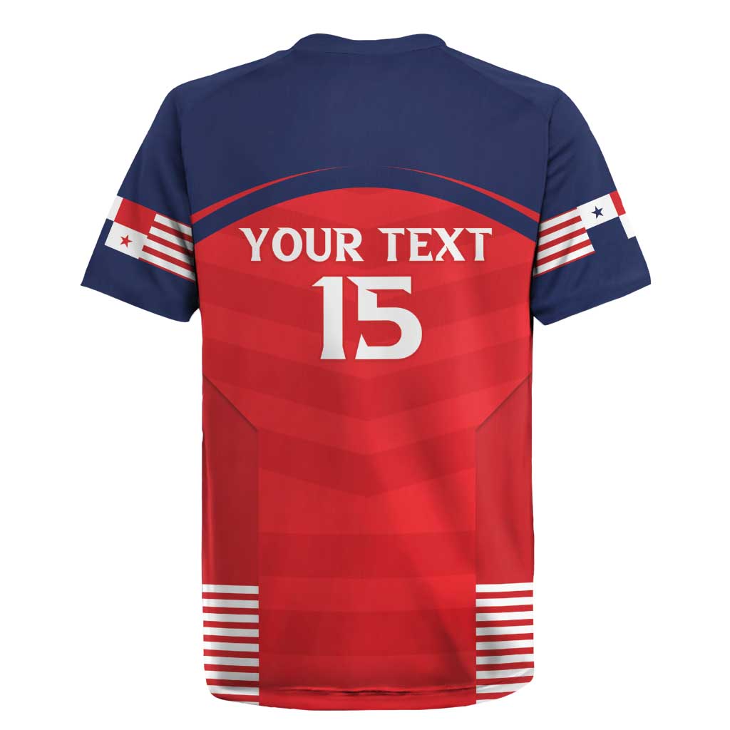 Custom Panama Football Rugby Jersey Go Los Canaleros Go
