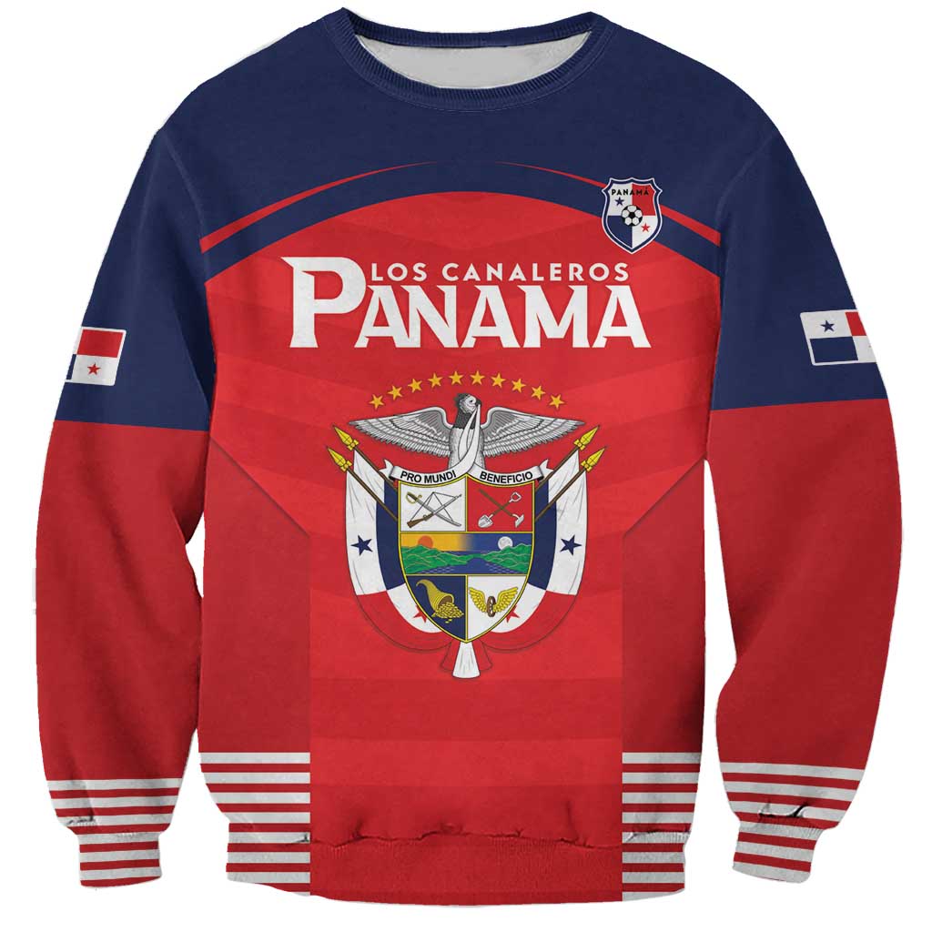 Custom Panama Football Sweatshirt Go Los Canaleros Go