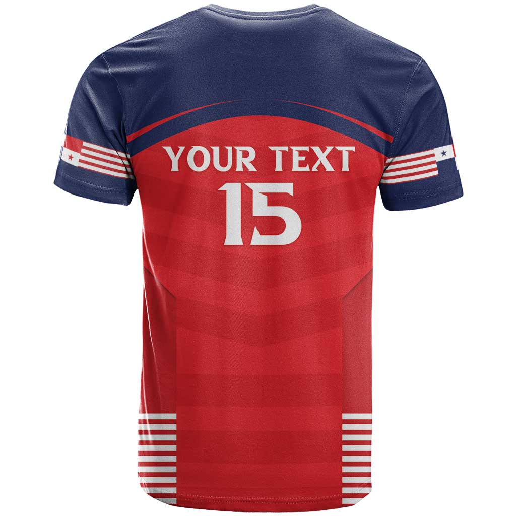 Custom Panama Football T Shirt Go Los Canaleros Go