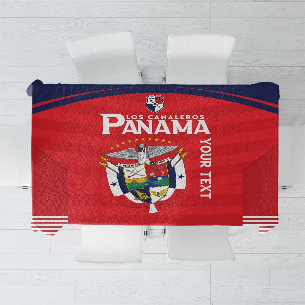 Custom Panama Football Tablecloth Go Los Canaleros Go