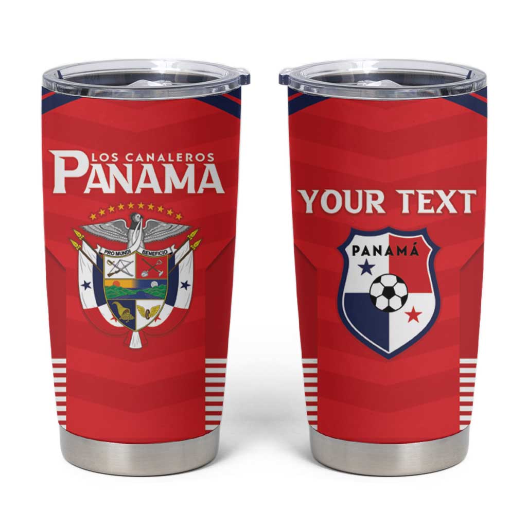 Custom Panama Football Tumbler Cup Go Los Canaleros Go