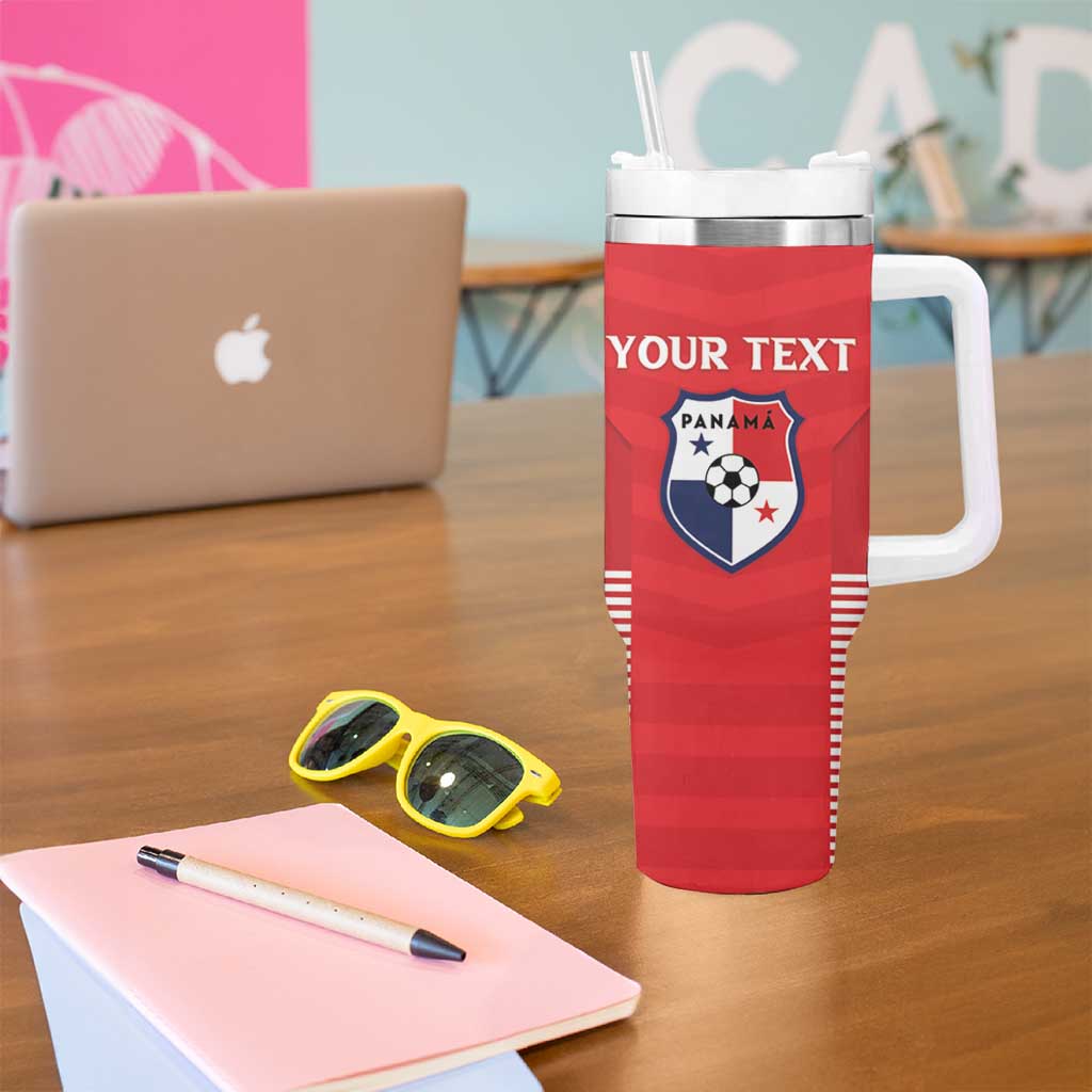 Custom Panama Football Tumbler With Handle Go Los Canaleros Go