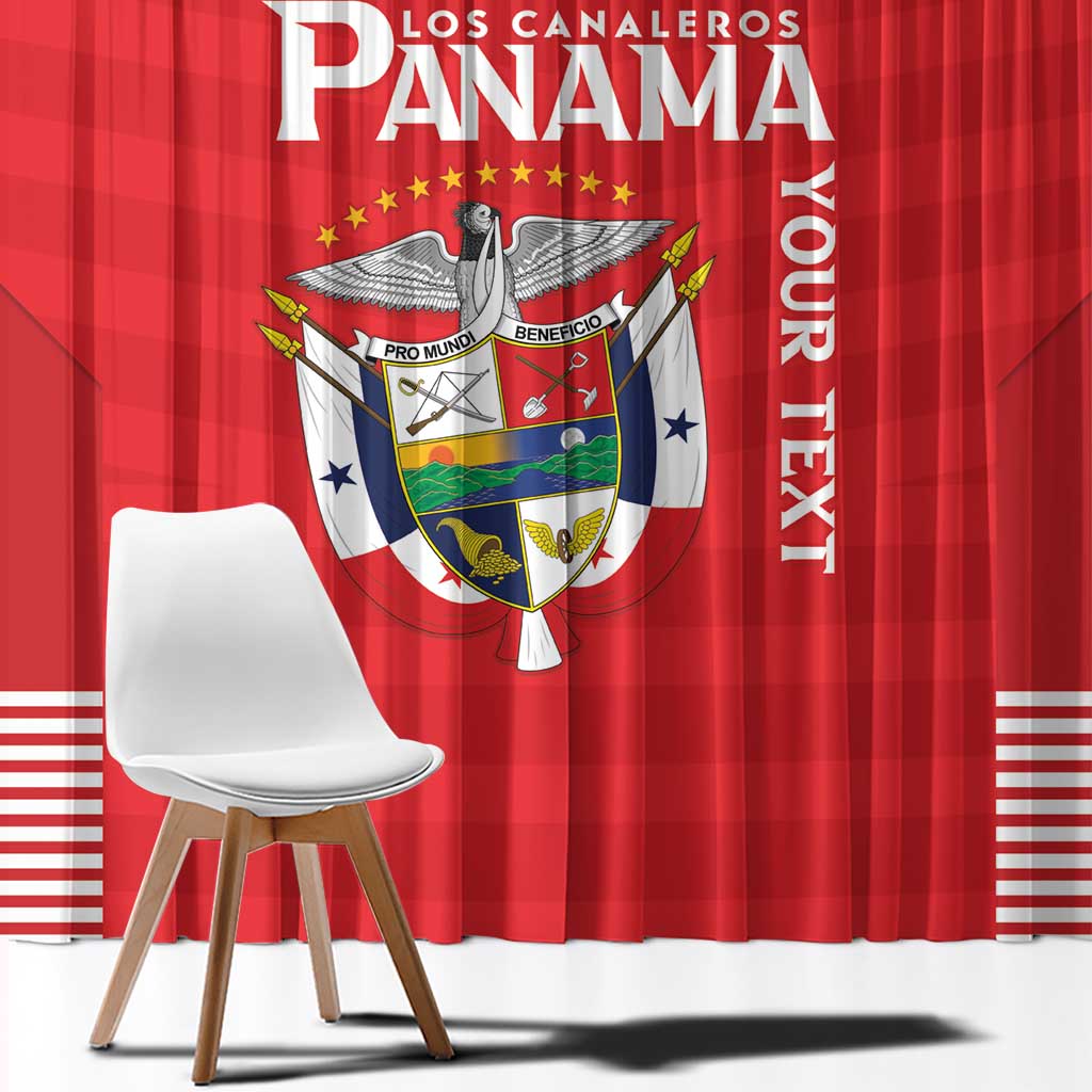 Custom Panama Football Window Curtain Go Los Canaleros Go