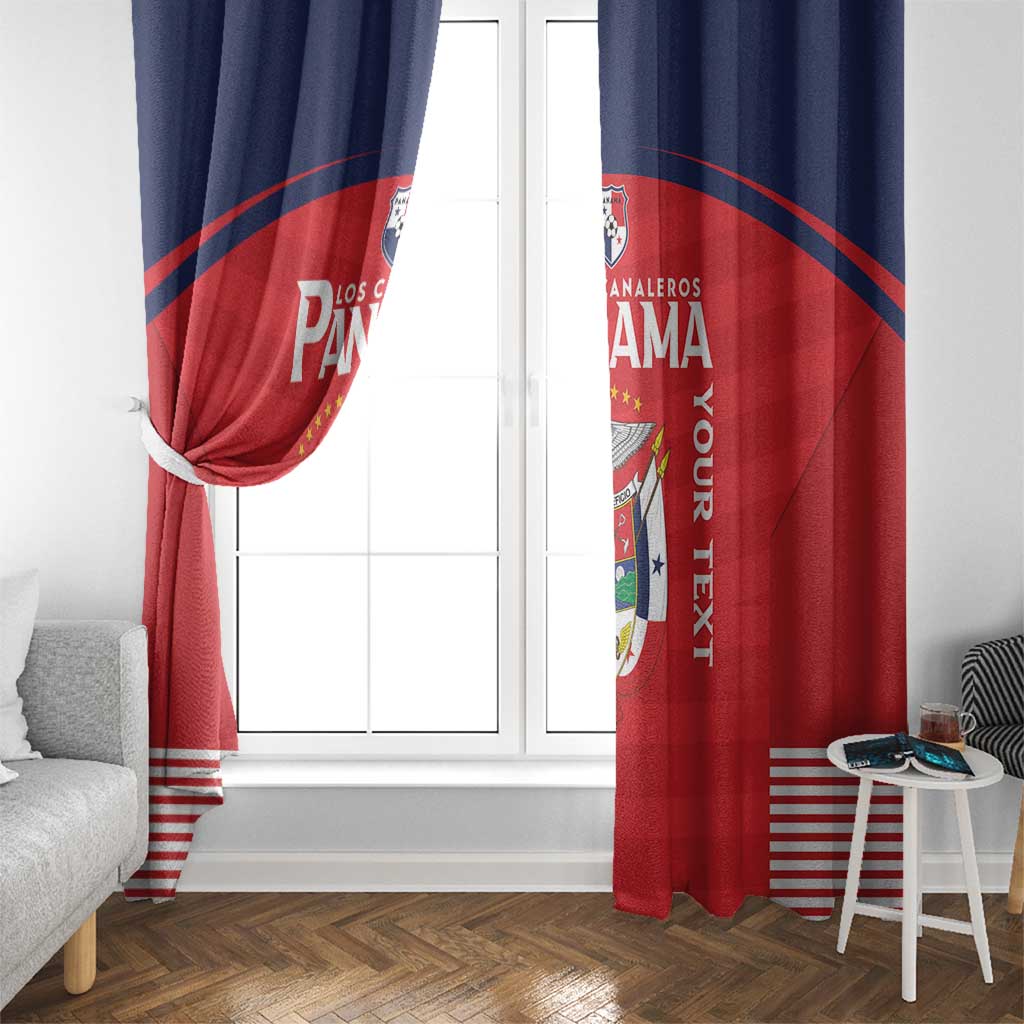 Custom Panama Football Window Curtain Go Los Canaleros Go
