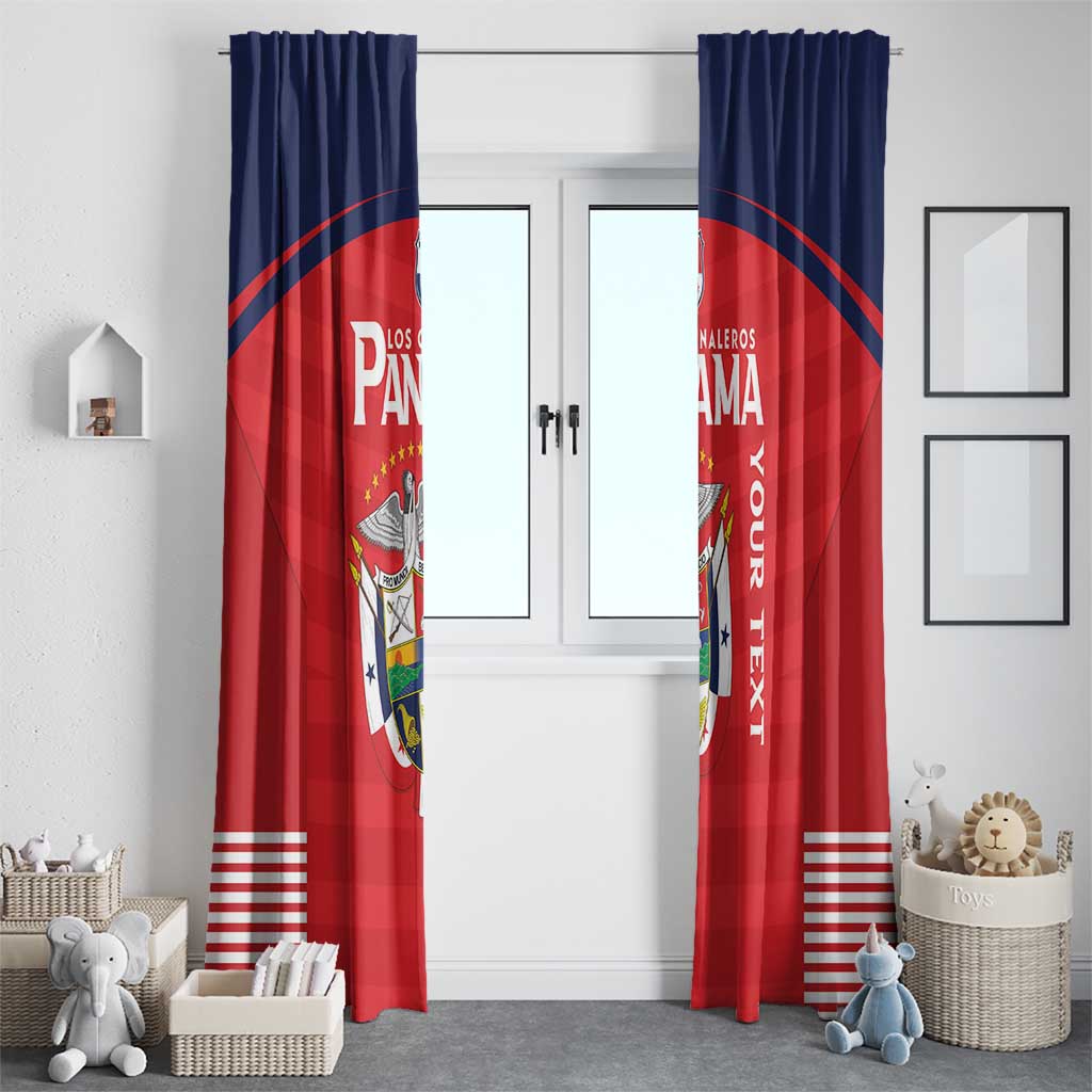 Custom Panama Football Window Curtain Go Los Canaleros Go
