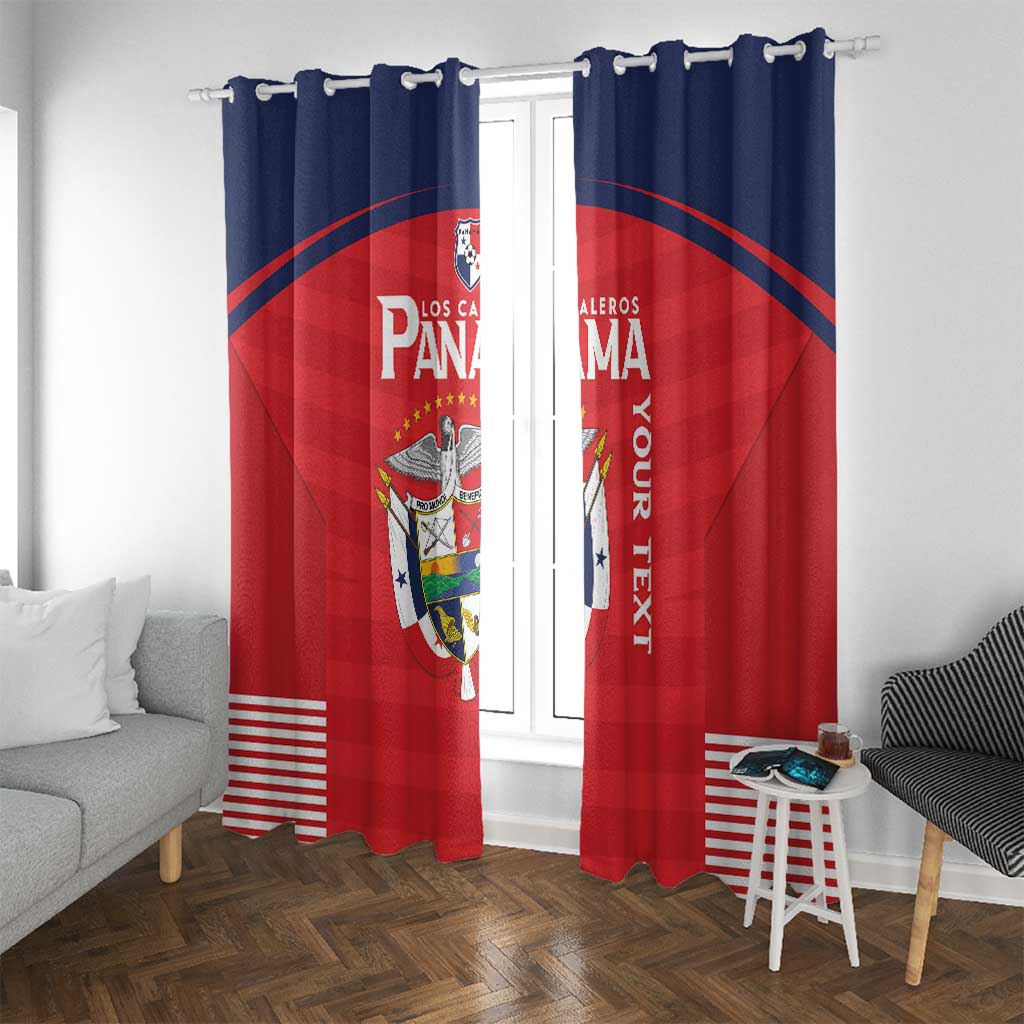 Custom Panama Football Window Curtain Go Los Canaleros Go