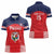 Custom Panama Football Women Polo Shirt Go Los Canaleros Go