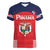 Custom Panama Football Women V-Neck T-Shirt Go Los Canaleros Go