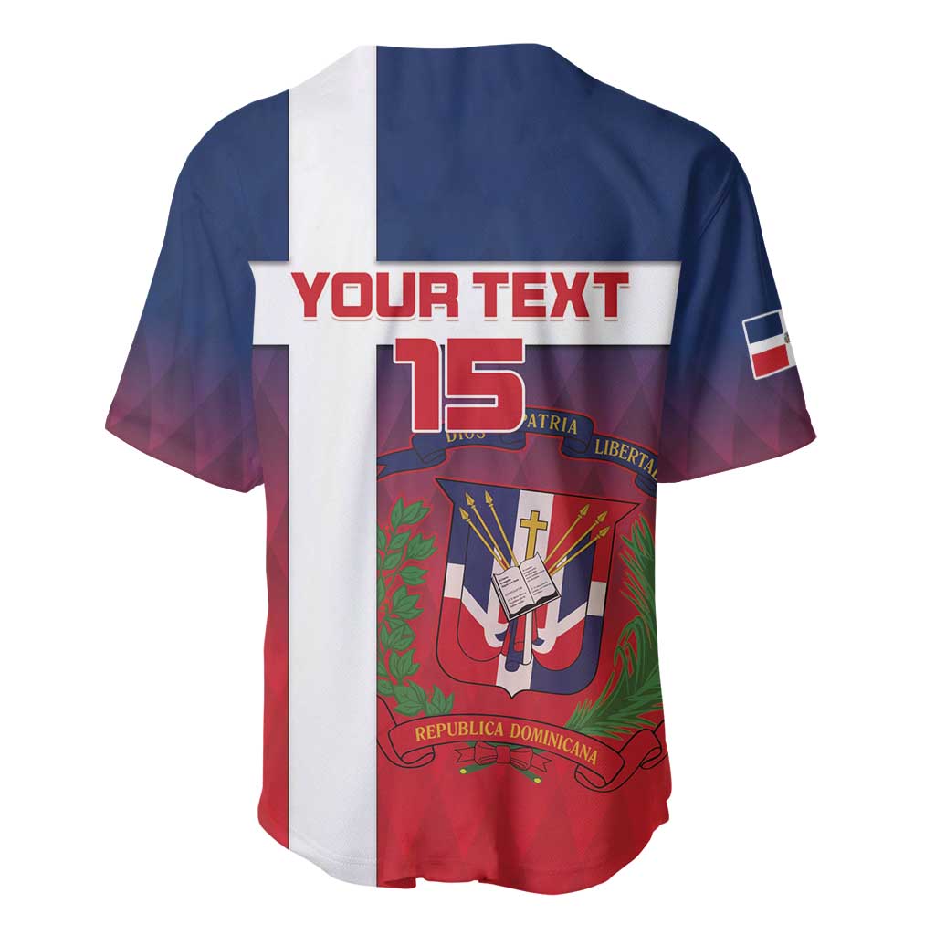 Custom Dominican Republic Football Baseball Jersey Come On Los Quisqueyanos