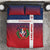 Custom Dominican Republic Football Bedding Set Come On Los Quisqueyanos