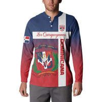 Custom Dominican Republic Football Button Sweatshirt Come On Los Quisqueyanos