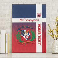 Custom Dominican Republic Football Canvas Wall Art Come On Los Quisqueyanos