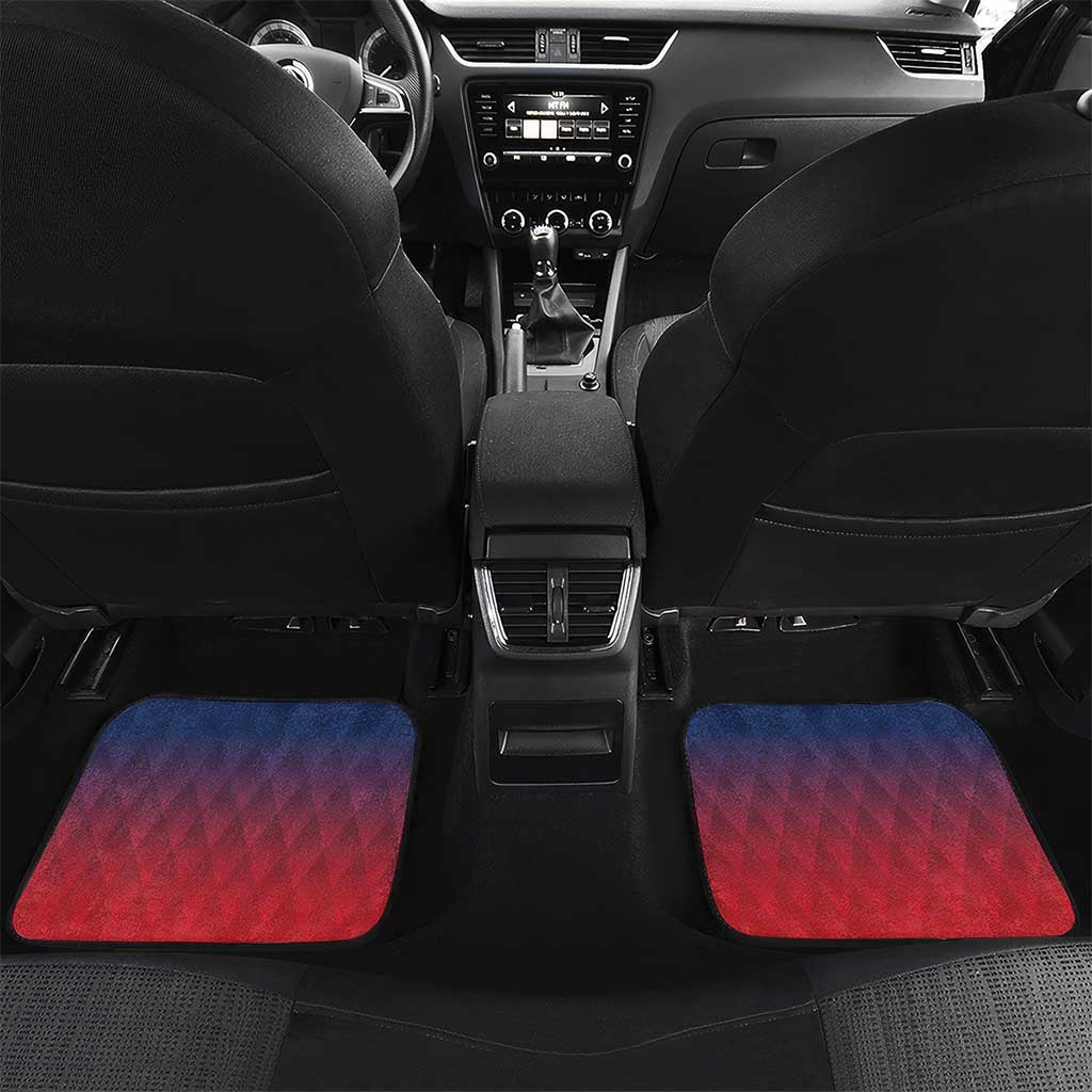 Custom Dominican Republic Football Car Mats Come On Los Quisqueyanos