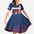 Custom Dominican Republic Football Family Matching Mermaid Dress and Hawaiian Shirt Come On Los Quisqueyanos