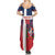 Custom Dominican Republic Football Family Matching Summer Maxi Dress and Hawaiian Shirt Come On Los Quisqueyanos