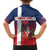 Custom Dominican Republic Football Family Matching Tank Maxi Dress and Hawaiian Shirt Come On Los Quisqueyanos