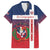 Custom Dominican Republic Football Family Matching Tank Maxi Dress and Hawaiian Shirt Come On Los Quisqueyanos