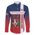 Custom Dominican Republic Football Family Matching Tank Maxi Dress and Hawaiian Shirt Come On Los Quisqueyanos