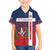 Custom Dominican Republic Football Family Matching Tank Maxi Dress and Hawaiian Shirt Come On Los Quisqueyanos