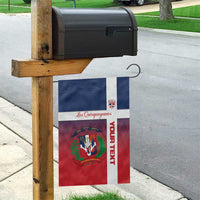 Custom Dominican Republic Football Garden Flag Come On Los Quisqueyanos