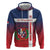 Custom Dominican Republic Football Hoodie Come On Los Quisqueyanos