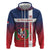 Custom Dominican Republic Football Hoodie Come On Los Quisqueyanos