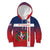 Custom Dominican Republic Football Kid Hoodie Come On Los Quisqueyanos