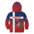 Custom Dominican Republic Football Kid Hoodie Come On Los Quisqueyanos