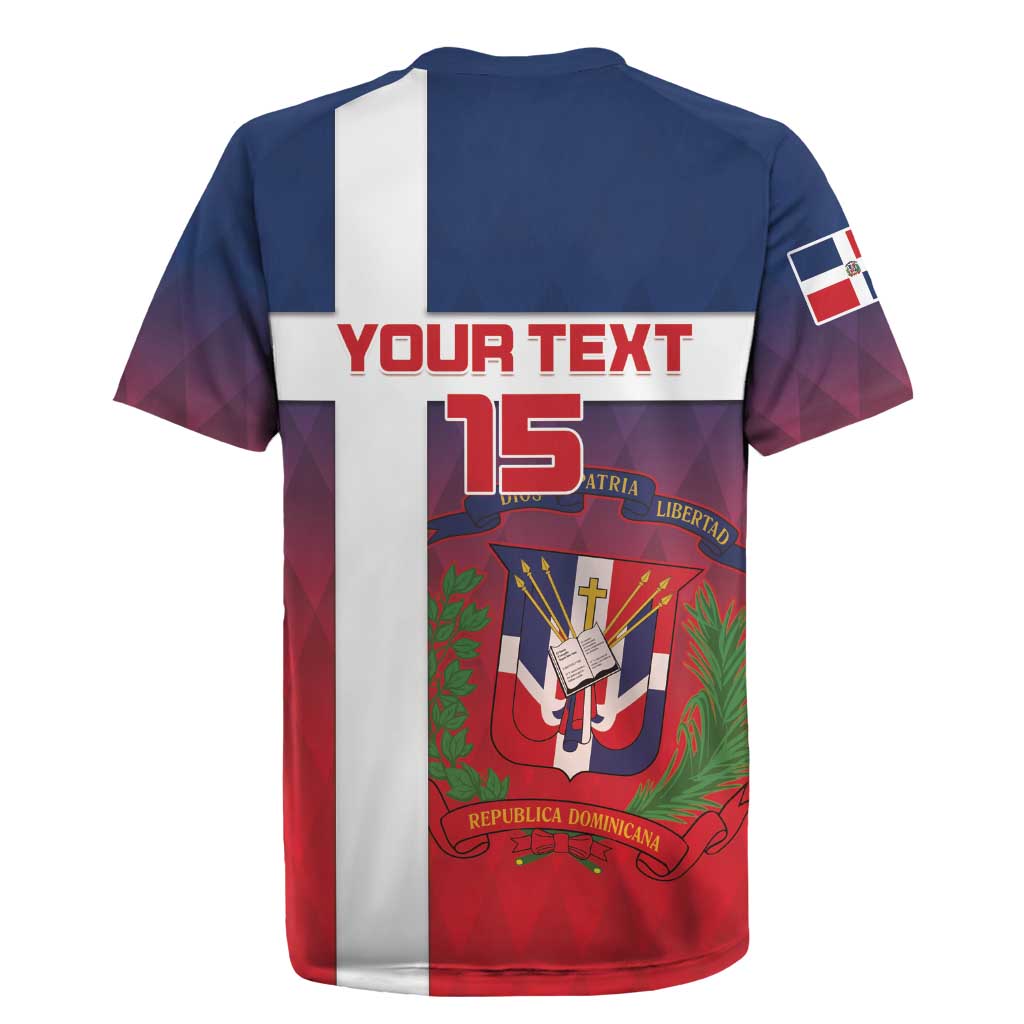 Custom Dominican Republic Football Rugby Jersey Come On Los Quisqueyanos