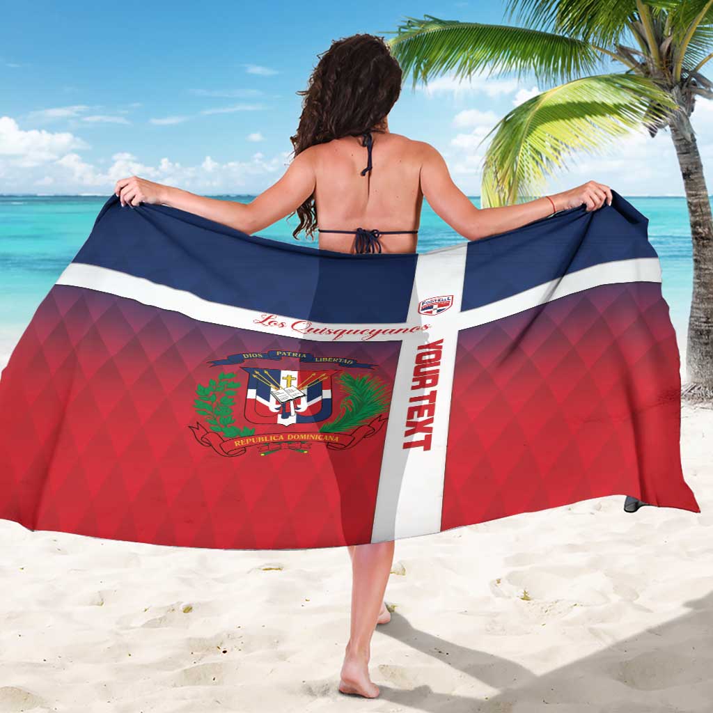 Custom Dominican Republic Football Sarong Come On Los Quisqueyanos