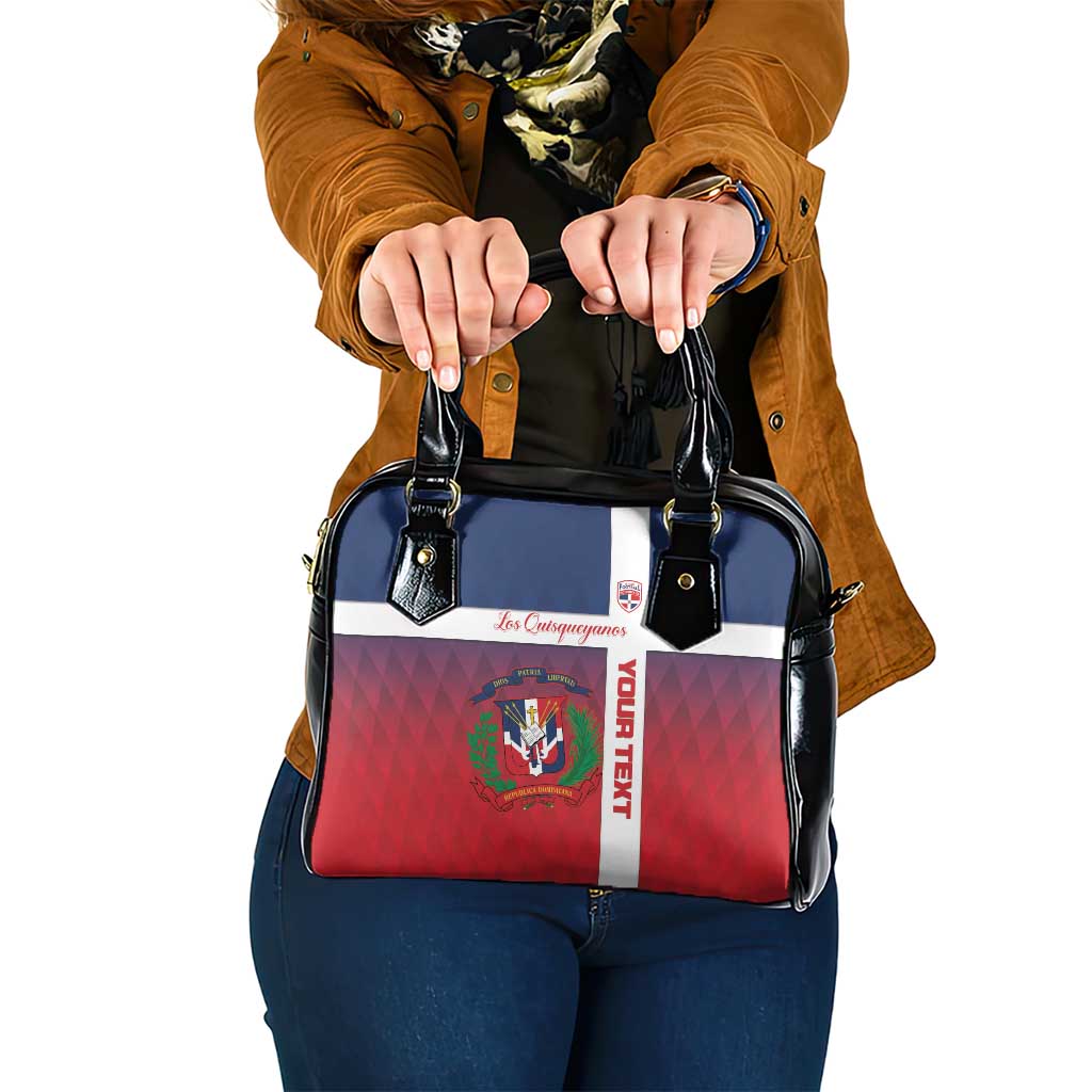 Custom Dominican Republic Football Shoulder Handbag Come On Los Quisqueyanos