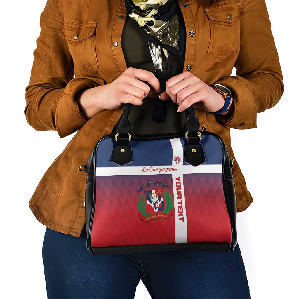 Custom Dominican Republic Football Shoulder Handbag Come On Los Quisqueyanos