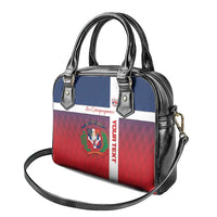 Custom Dominican Republic Football Shoulder Handbag Come On Los Quisqueyanos