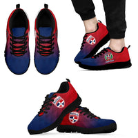 Personalised Dominican Republic Football Sneakers Come On Los Quisqueyanos