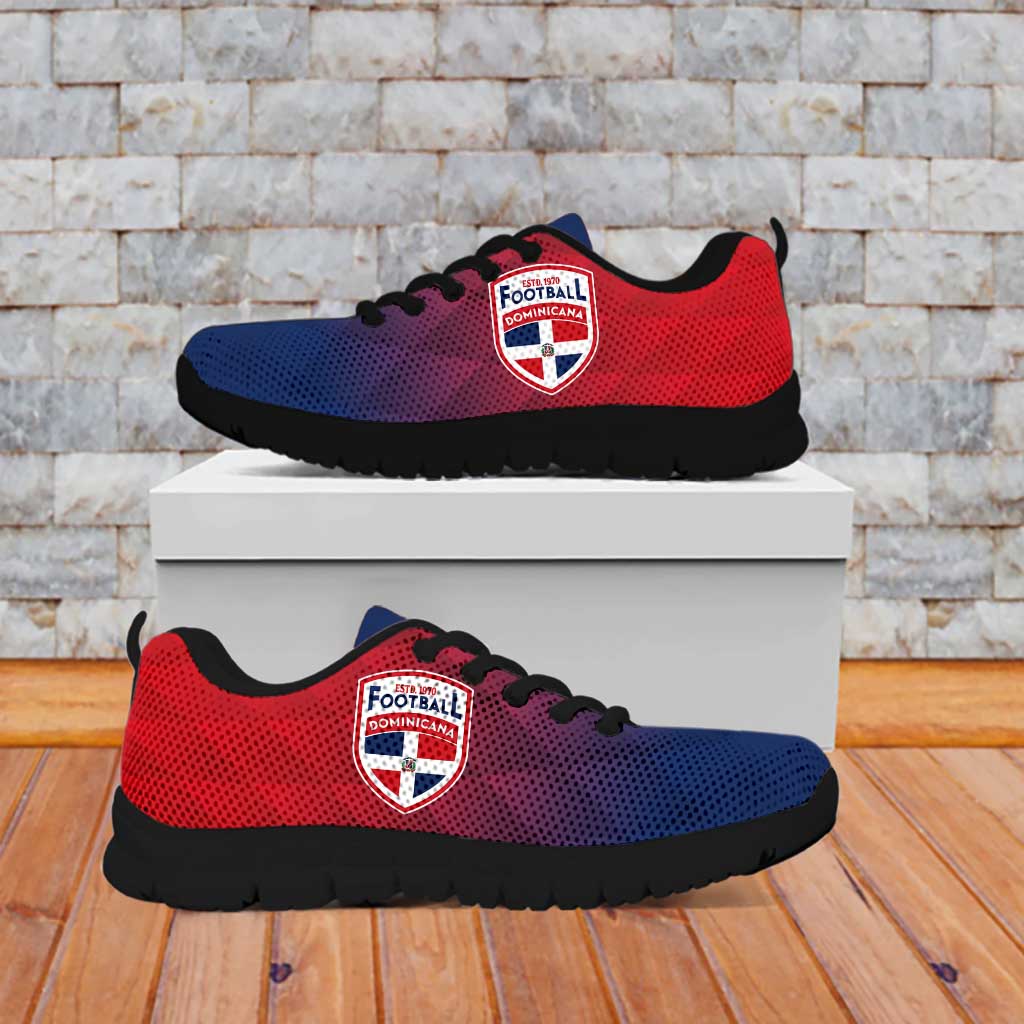 Personalised Dominican Republic Football Sneakers Come On Los Quisqueyanos